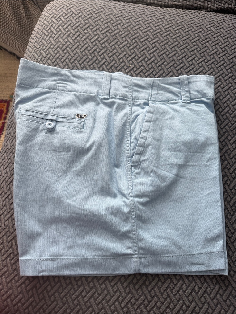 Vineyard Vines Light Blue Women's Flat Front Shorts